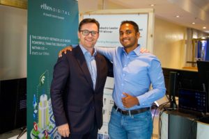 Director Digital Services (Smart Buildings) of Ethos, Brian Coogan and Aakash Ravi, Co-Founder of Spaceti.