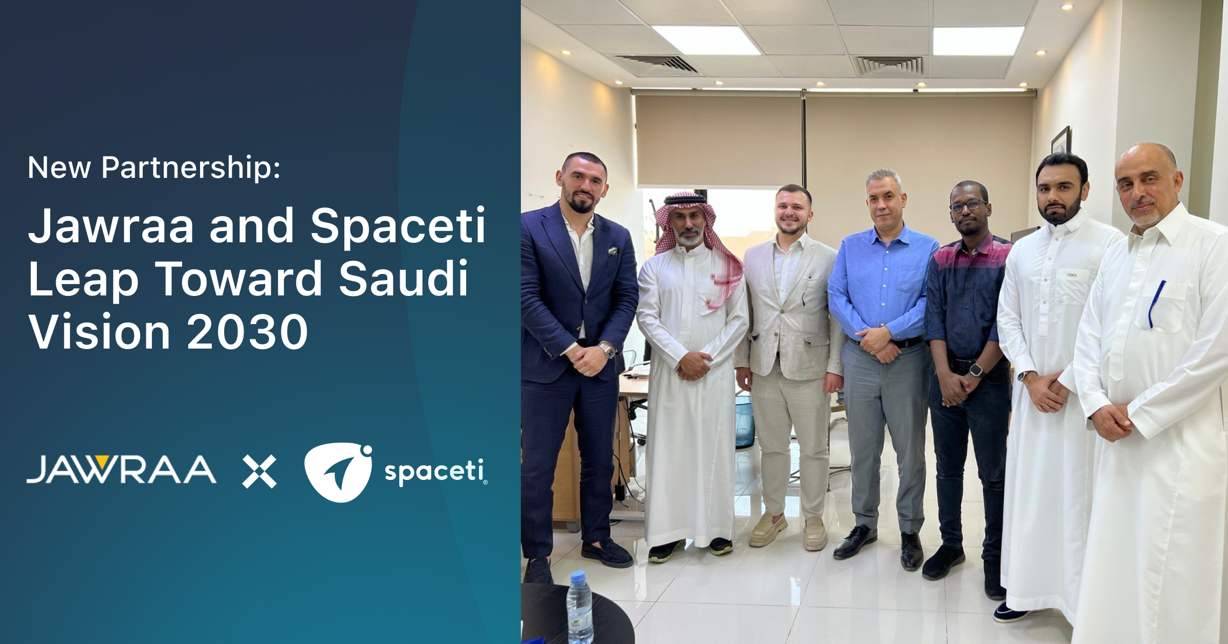 New Strategic Partnership Spaceti and Jawraa Leap Toward Saudi Vision 2030