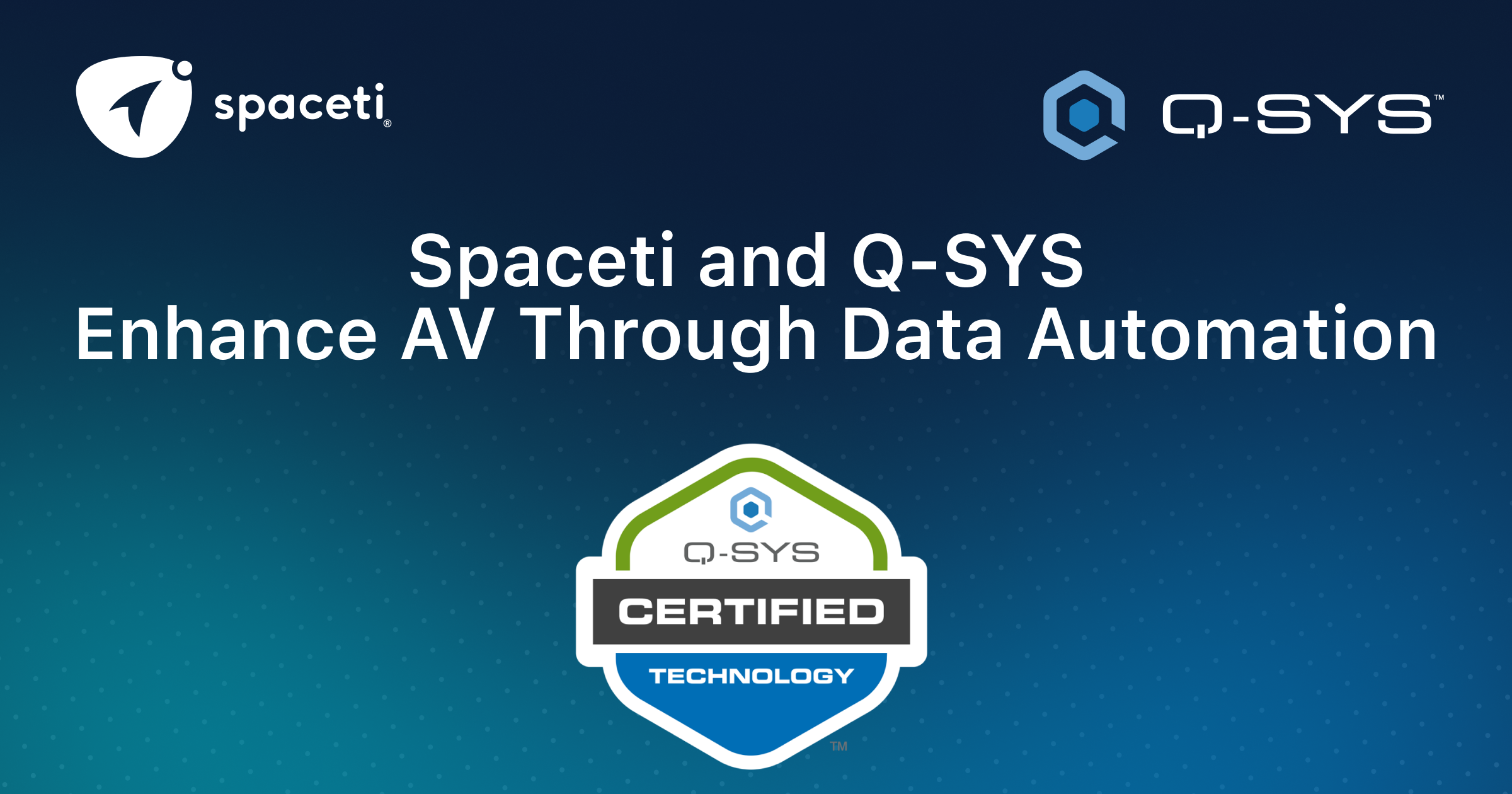 Spaceti and Q-SYS Enhance AV Through Data Automation